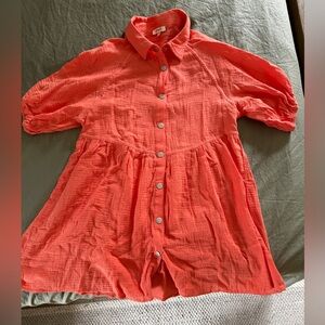 Vici Short sleeve beach dress